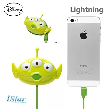 正版Disney 迪士尼 iPhone Lightning 大頭造型充電插頭 充電器-三眼怪三眼怪