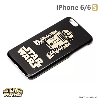 正版 Starwars iPhone 6/6s 星際大戰 金箔硬殼黑暗系列 - R2D2 923R2D2
