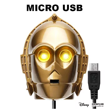 StarWars 星際大戰 MicroUSB 2A AC充電器 - C-3POC-3PO U