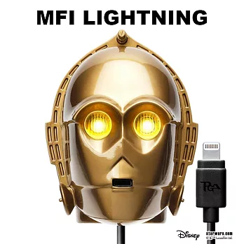StarWars 星際大戰 MFI Lightning 2A AC充電器 - C-3POC-3PO L