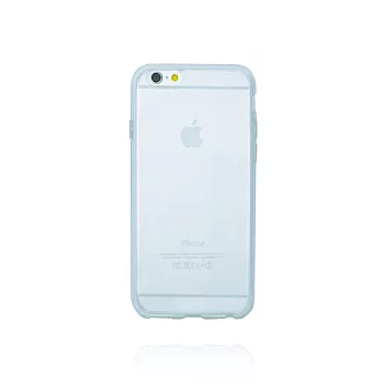 Mobile-style iPhone 6 6s Plus 四邊加強防護 5.5吋 透明軟膠套透白