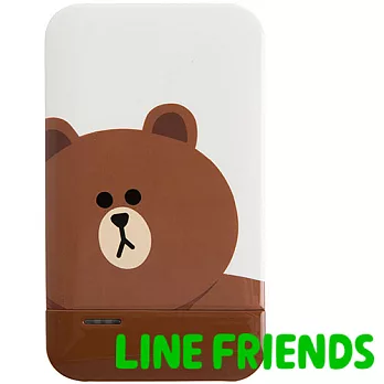 第二代 Line Friends 10000mAh 智慧雙輸出行動電源白色