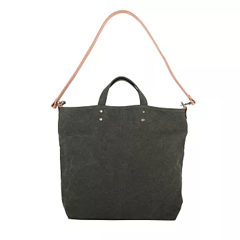 蘑菇帆布斜背包 / 傲慢與偏見可拆兩用包 / 軍綠