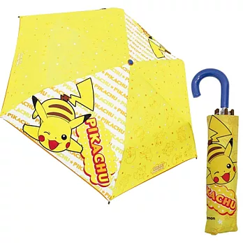 【日本進口正版】神奇寶貝 皮卡丘 PIKACHU 輕量型晴雨傘/折疊傘