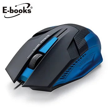 E-books M27電競1600CPI光學滑鼠藍