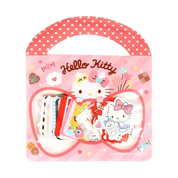 《Sanrio》HELLO KITTY夾鏈袋裝散裝貼紙組50枚