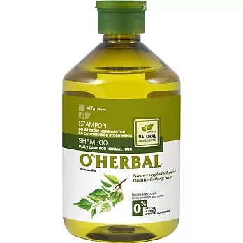 波蘭O’HERBAL 樺木養護洗髮精 500ml (一般髮質適用)