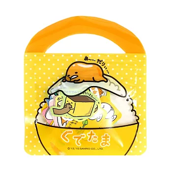 《Sanrio》蛋黃哥夾鏈袋裝散裝貼紙組50枚