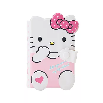 《Sanrio》HELLO KITTY坐姿造型卡片收納夾