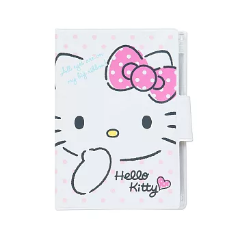 《Sanrio》HELLO KITTY大臉多功能收納夾(點點)