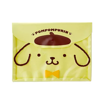 《Sanrio》布丁狗大臉A4文件袋(領結)