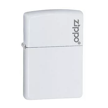 ZIPPO 214ZL 白烤漆ZIPPO Logo打火機白色