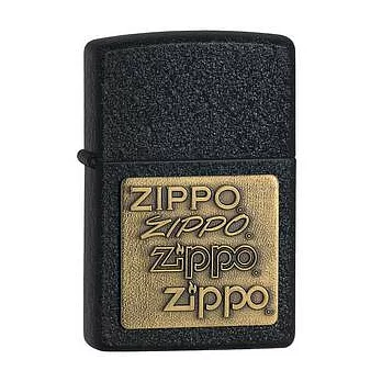ZIPPO 362 金銅四代ZIPPO浮雕字體黑色