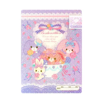 《Sanrio》蹦蹦兔閃亮墊板(玫瑰)