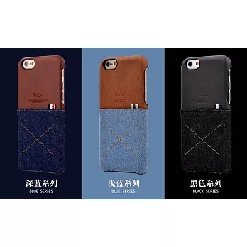 MK馬克 APPLE IPHONE6S PLUS IPHONE6 PLUS 5.5吋 Kajsa 牛仔 卡槽 插卡 手機殼 保護殼黑色