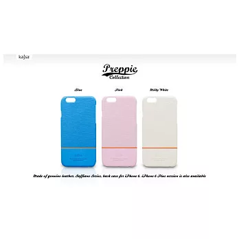 MK馬克 APPLE IPHONE6S PLUS IPHONE6 5.5吋 Kajsa 十字紋 手感手機殼 保護殼 馬卡龍配色藍色