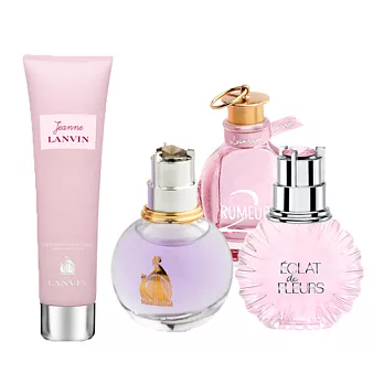 【LANVIN】浪漫光韻3入迷你香氛組(獨家贈送身體乳50ml)