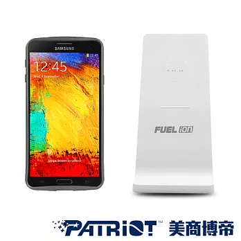 【Patriot美商博帝】Samsung Galaxy Note 3 磁吸式無線充電組合(FUEL iON手機殼+充電直立座)