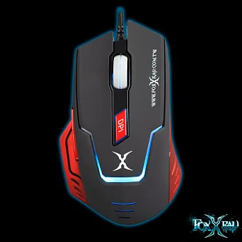 FOXXRAY 星夜獵狐電競滑鼠 FXR-BM-20星夜紅