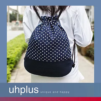 uhplus 繁星點點 小旅行束口背包/Basic - 夢境(藍)