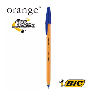 BIC 橘桿0.7原子筆 藍 6入