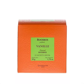 【法國薘蔓】Dammann Freres Rooibos Vanille 香草南非博士水晶茶包 50g