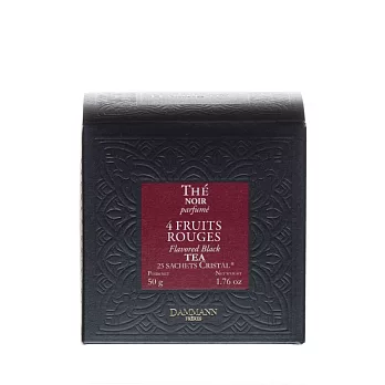 【法國薘蔓】Dammann Freres The 4 fruits Rouges 四紅果水晶茶包 50g