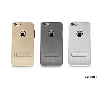 OVERDIGI iPhone6(S) Plus 5.5＂ 可立式全包覆三合一防摔保護殼銀河銀