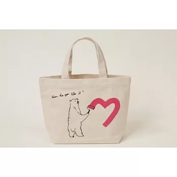 帆布小提袋--繪畫熊