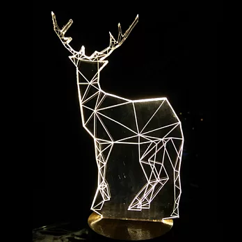 LED立體3D造型小夜燈小鹿