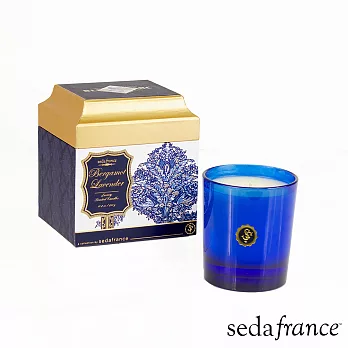 Seda France 藍與白杯蠟 佛手柑薰衣草