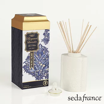 Seda France 藍與白瓷罐擴香 佛手柑薰衣草