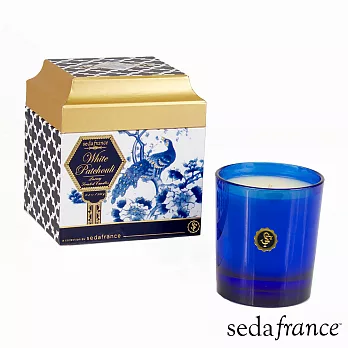 Seda France 藍與白杯蠟 白色廣藿香
