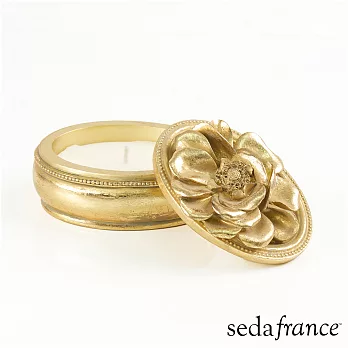 Seda France 藍與白金罐蠟燭(中) 翠雀花