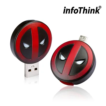 InfoThink DeadPool 死侍OTG雙頭造型隨身碟 32GB