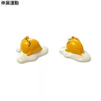 《Sanrio》蛋黃哥軟矽膠造型吊鍊(伸展運動)