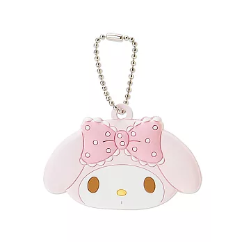 《Sanrio》美樂蒂大頭造型LED燈矽膠鑰匙帽