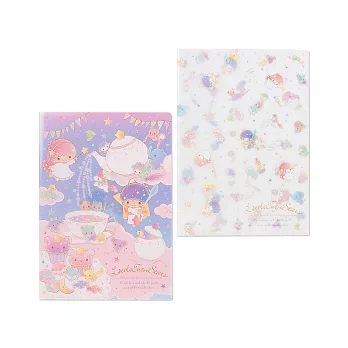 《Sanrio》雙星仙子40週年幻彩茶會系列A4文件夾組(一組2個入)