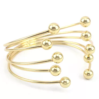 英國NATKIEL -金屬多環時尚珠珠手環