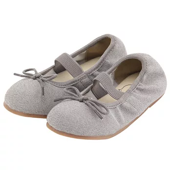 [MUJI無印良品]幼兒棉質芭蕾舞鞋13灰色