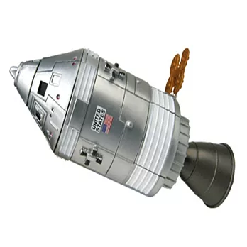 《Koubutu》4D Vision 立體拼圖模型太空系列 - 1/100 阿波羅號司令船