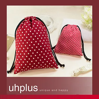 uhplus 繁星點點 旅行分類整理袋組- 星光(紅粉)