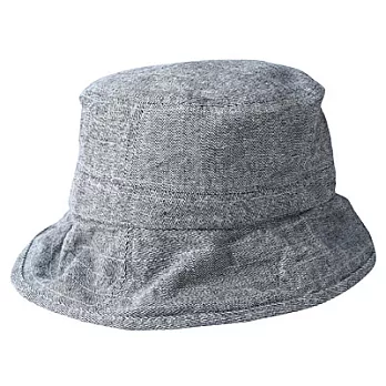 [MUJI無印良品]棉質丹寧布單層有簷帽銀灰