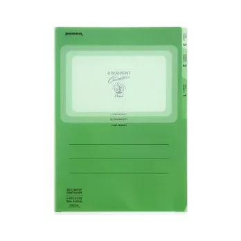 【HIGHTIDE】Penco單色三層資料夾(A4)(綠)
