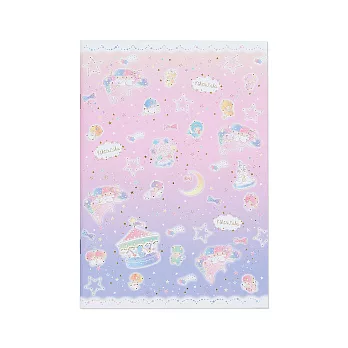 《Sanrio》雙星仙子A5平裝筆記本(星座)