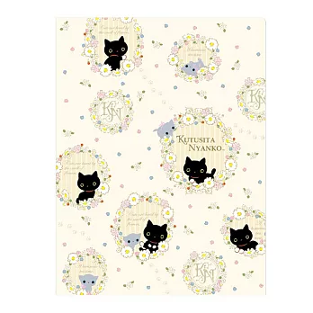 San-X 小襪貓英國花園系列雙開10入A4文件夾