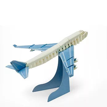 Papero紙風景 DIY迷你模型 - 迷你飛機(藍)/Mini Airplane(Blue)-入門簡易包