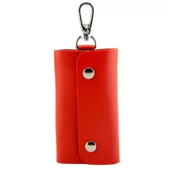 AmaZing 鑰匙有個家-多彩實用牛皮鑰匙夾 (8色可選)大紅