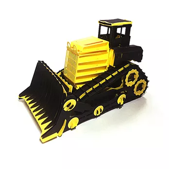 Papero紙風景 DIY迷你模型-推土機(黃)/Bulldozer(Yellow)