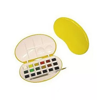 Beans 荳荳水彩盒 18色黃